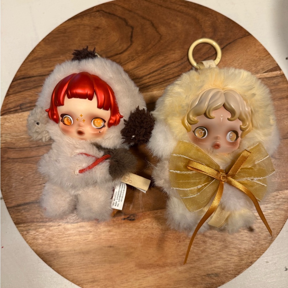 Skullpanda Plush Doll Keychains